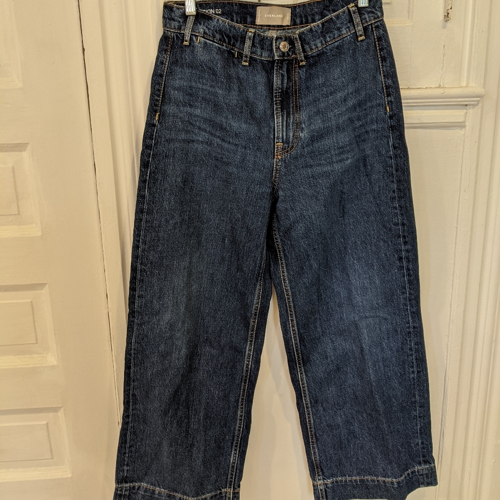 Everlane Denim Drop Edition 2 Wide Leg Crop 28